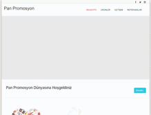 Tablet Screenshot of panpromosyon.com